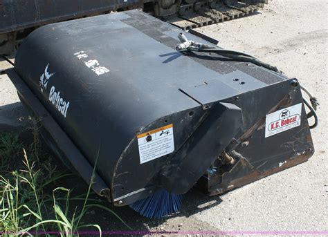 smal skid steer street sweeper|bobcat skid steer sweeper attachment.